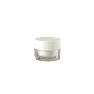 Tarro cosmético recargable Contenedor Tarro de crema facial con tapa 5g Envase cosmético ecológico sostenible para el cuidado de la piel