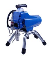 Pistolet de pulvérisation électrique sans air HVLP de type piston 1500W-2400W 110/220V pour la décoration intérieure, capacité de livraison de 2,3 à 3,3 L/min pour les petites et moyennes surfaces