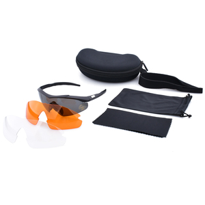 Tiro tattico polarizzato luce occhialini Set CS occhiali da tiro sport antivento maschera per campeggio Edc blocco vento e sabbia - Product Image 2