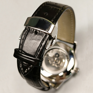 <strong>Cocktail</strong> <strong>Watch</strong> Series Skeletonized Fully Automatic Mechanical Waterproof Men's Wristwatch Power Reserve Pointer Stainless Steel - Product Image 5