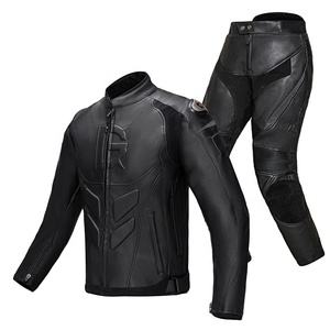 Veste de moto classique en cuir PU pour homme, avec fermeture éclair oblique, en cuir de veau naturel épais, coupe ajustée, en cuir de vachette - Product Image 1