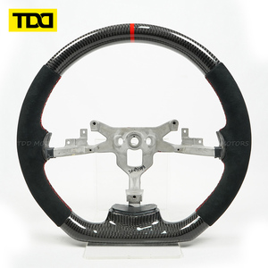Volant en fibre de carbone véritable TDD compatible avec Chevrolet Corvette C6 ZR1 Z06 2006-2007 – Support personnalisé direct usine - Product Image 1
