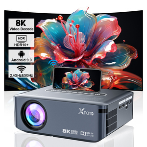 โปรเจ็กเตอร์อัจฉริยะ XNANO X1ระบบแอนดรอยด์9เครื่องฉายวิดีโอ LCD 8K ความละเอียด Full HD 1080P สำหรับโรงภาพยนตร์ในบ้านและกลางแจ้งโปรเจ็กเตอร์4K - Product Image 1