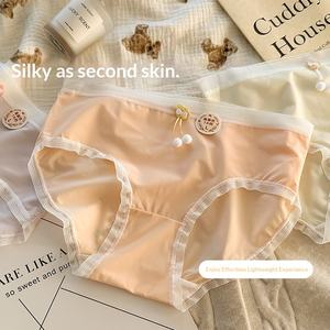 Nueva Mascarilla de Entrepierna de Seda de Morera Ultrafina y Transpirable Antibacteriana para Uso Diario, Modelo Hipster, Sin Costuras, Efecto Piel Helada, Color Sólido, Colección Verano 2025 - Product Image 4