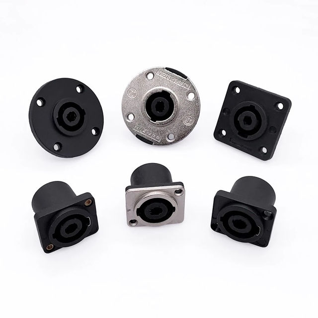 Speakon Connectors Socket Plug Nl4fc Type 4 Pole Speaker Connector