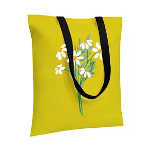KAISEN Customizable Logo Big Sustainable Eco Friendly Shopping Tote bag Cotton Canvas Shopper Tote Bag With Zipper
