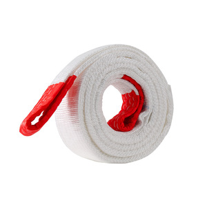Eslinga de polipropileno blanca con ojos planos de 1t, 3t, 5t, 10t, eslingas de elevación industriales de uso general para grúas - Product Image 1