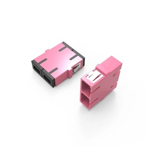 FTTH 네트워크 장비용 듀플렉스 <span class=keywords><strong>SC</strong></span>/APC/UPC 플랜지리스 광섬유 어댑터 단일/다중 모드 1 년 보증 - Product Image 5