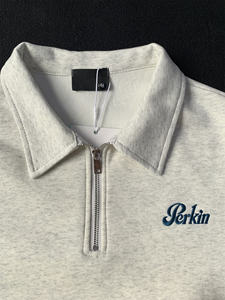 <span class=keywords><strong>Polo</strong></span> a Maniche Lunghe per <span class=keywords><strong>Uomo</strong></span> in 100% Cotone di Alta Qualità, Vestibilità Comoda, Design Personalizzato con Ricamo, <span class=keywords><strong>Felpe</strong></span> Oversize in Maglia 420 GSM - Product Image 3