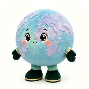 Peluche de la Tierra personalizado, Globo terráqueo de peluche, Peluche del planeta Tierra, Peluche de la Tierra - Product Image 4