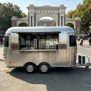 Camion de restauration rapide mobile avec fenêtre de service pour snacks, glaces, café et hot-dogs - Product Image 1