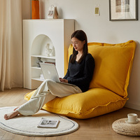 Promotion : Grand pouf carré personnalisé importé pour salon – Idéal comme siège paresseux ou canapé