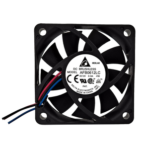 AFB0612LC-F00 Delta Personnalisable 3000RPM 12V DC 0.12A 60*60*13mm Lame <span class=keywords><strong>en</strong></span> plastique sur pied 15.4CFM Toit AC Débit Axial Électrique - Product Image 1