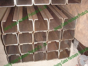 Rail de guidage moderne et durable en acier zingué <span class=keywords><strong>pour</strong></span> <span class=keywords><strong>portail</strong></span> cantilever 60x60 70x70 80x80 70x60 94x85 136x142 Longueur 3m/6m - Product Image 4