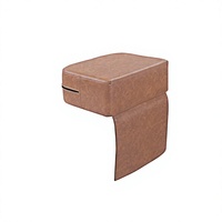 Coussin rehausseur pour fauteuil de barbier, design contemporain léger, coussin de siège en cuir pour fauteuil de coiffure