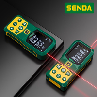 Télémètre laser haute précision SENDA C3, instrument de mesure 60M, outil de mesure pour la construction, télémètre laser vert 4-en-1