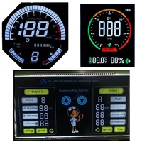 Écran LCD à segments matriciels TN personnalisé à faible consommation, angle de vision de 170°, rétroéclairage pour instruments, compteurs, dispositifs médicaux (Chine)