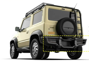 Pare-chocs arrière robuste en acier au carbone tout-terrain pour Jimny 2018-2026, accessoires automobiles, vente en gros d'usine - Product Image 3