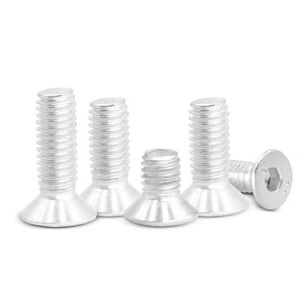 Aluminum Profile Flat Head Hex <b>Socket</b> <b>Screws</b> M4 M5 M6 M8 For Industrial Use Anodized 6063 Alloy Extrusion - Product Image 3