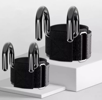 Crochets d'haltérophilie antidérapants Sangles de maintien du poignet Équipement de musculation Fitness Set Pull-up Deadlift Assist Hook