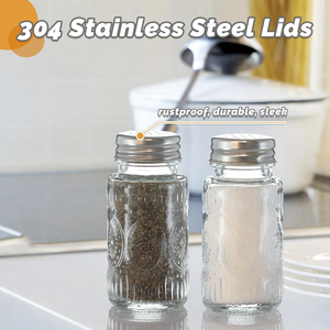Factory Custom 130ml 250ml 300ml Household Food Storage Jars Clear <b>Glass</b> Cylinder Screw Cap <b>Containers</b> for Candy Honey Spices - Product Image 3