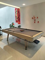 Table de billard en ardoise 7/8/9 pieds avec retour automatique de balles, style moderne, pour bars, centres de loisirs et salles de jeux - Vente en gros usine