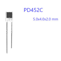 Fourniture de puces IC, circuits intégrés Photodiode à tête plate 5mm SGPD5080C Tube de réception de lumière rouge Longueur d'onde maximale 650nm