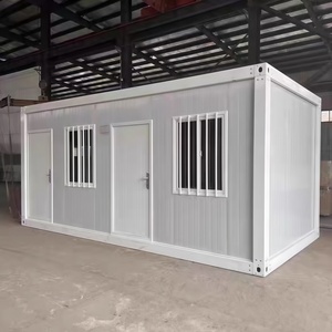 Casas Prefabricadas Chinas, Estructura de Acero Prefabricada Portátil de 20 pies, Contenedor de Oficina para Campamentos Petroleros - Product Image 1