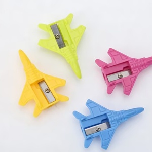 Popular Cheap Single-Hole New Funny Boy Lovely Novelty Small <b>Airplane</b> Toy Sharpener for Classroom Use - Product Image 6