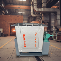 Horno de fusión por inducción de frecuencia media personalizado de fábrica para fundir metales de acero inoxidable, cobre y aluminio