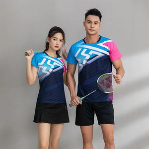 Personalizado 100% poliéster hombres <span class=keywords><strong>tenis</strong></span> uniforme <span class=keywords><strong>tenis</strong></span> camiseta bádminton Jersey señoras <span class=keywords><strong>tenis</strong></span> uniforme <span class=keywords><strong>traje</strong></span> - Product Image 5
