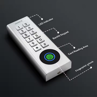 Contrôle d'accès biométrique par empreinte digitale SF12-Ble TTlock Bluetooth/WIFI, lecteur de cartes RFID NFC Mifare 13,56 MHz