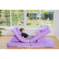 Divertido Sofá de Juego para Niños, Sofá Plegable, 8 Piezas, Muebles de Juego Imaginativos para Niños Creativos