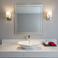 Vasque de salle de bain au design moderne, forme irrégulière, en porcelaine, à poser sur meuble, en céramique, style artistique pour la maison