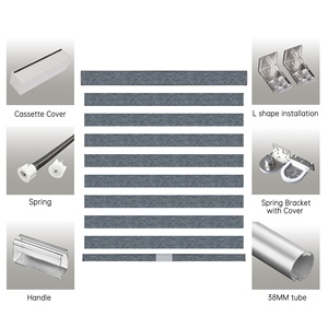 Tende <span class=keywords><strong>a</strong></span> <span class=keywords><strong>Rullo</strong></span> <span class=keywords><strong>Zebra</strong></span> Oscuranti Impermeabili Motorizzate con Telecomando per Finestre, Vendita Calda - Product Image 3