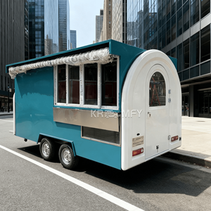 Kiosque de rue, cuisine mobile, distributeur automatique, churros, remorque, camion de crème glacée, chariot de restauration mobile entièrement équipé pour la vente de boissons et de snacks en Espagne - Product Image 2