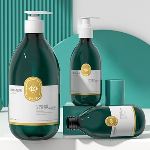 Botella de champú translúcido <span class=keywords><strong>turquesa</strong></span> PET de 200ml y 700ml de alta calidad con bomba de loción para lavado de cabello Color personalizado - Product Image 3