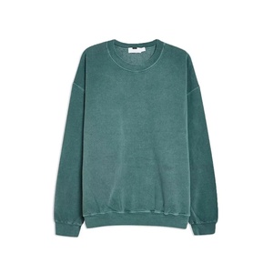 Unisex Crew Neck Sweatshirt Customized Vintage Acid Wash Factory Direct Long Sleeve Cotton <b>Polyester</b> <b>Hoodie</b> Summer Autumn French - Product Image 3