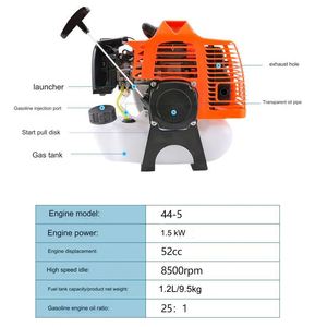 Cuchilla de desbrozadora a gasolina de accionamiento por carrera, componente central para equipos de cosecha de té, oliva y yuca, y para aplicaciones en cosechadoras de grano y maíz - Product Image 4