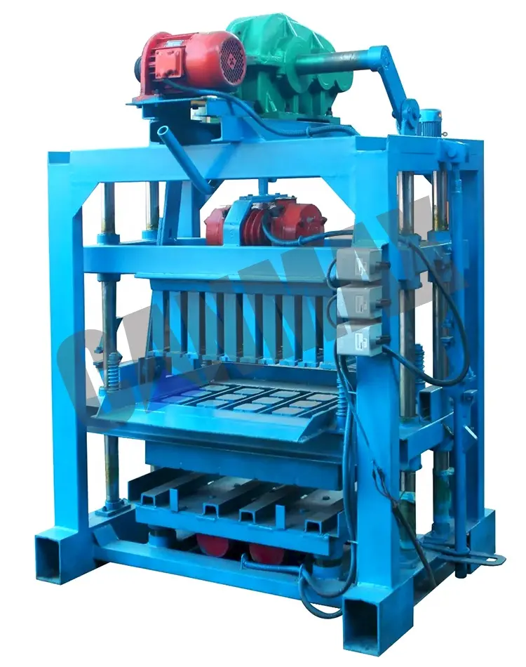 Máquina automática de fabricación de bloques de hormigón hueco grande, máquina de fabricación de bloques de hormigón