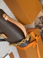 Sac à bandoulière de style designer, sac de luxe avec logo imprimé, sac à main pour femme à sangle unique, version haute qualité