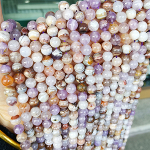 Cuentas Redondas de Ágata Aurora de Piedra Natural, una Cadena de Cuentas para Hacer Joyas de Bricolaje, Pulseras para Mujeres y Hombres, Joyería de Regalo - Product Image 3