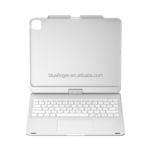 Funda de teclado giratoria para iPad Air de 13 pulgadas 6th/7th para iPad Pro de 12,9 pulgadas 2018/2020/2021/2022 con trackpad multitáctil - Product Image 2