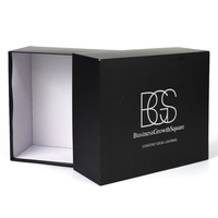 Boîte cadeau rigide avec logo personnalisé, couvercle et base rose clair, boîte en carton rigide, emballage de luxe pour vêtements et cosmétiques, boîte en papier