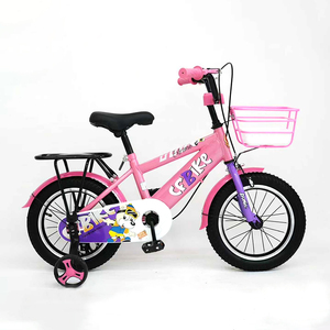 Mini vélo pour enfant 12'' 16'' à une vitesse, rose, avec fourche en acier et panier, vélo pour <span class=keywords><strong>fille</strong></span> - Product Image 1