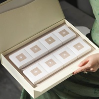 Caja para Pastel de Luna de Medio Otoño, Empaque de Alta Gama para Pasteles de Año Nuevo, Caja de Regalo Vacía para Empresas, Caja Cilíndrica para Pasteles
