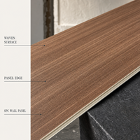 Panel Dinding Interior SPC Motif Kayu, Papan Dekoratif untuk Pelapis Dinding Bangunan Hunian dan Komersial serta Desain Interior