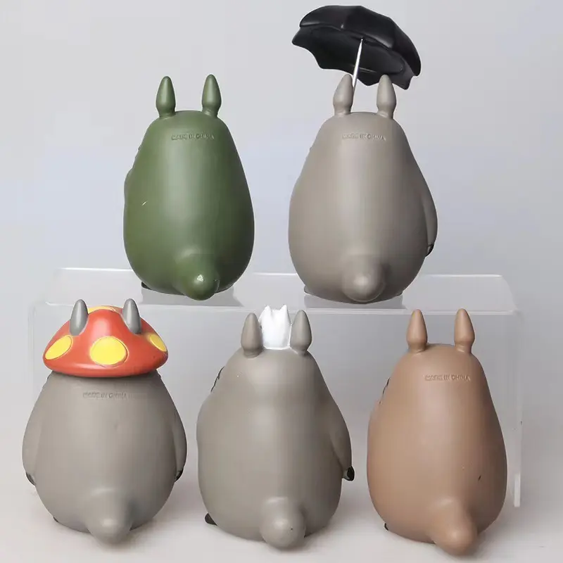 5 Stks/set Hot Selling My Neighbor Totoro Leuke Verzamelen Voor Kinderen Speelgoed Anime Pvc Figuur Voor Auto Decoratie