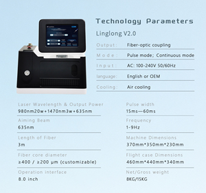 Máquina de Endolifting en Oferta, 3 longitudes de onda para estiramiento facial, lipólisis, eliminación de grasa y eliminación de venas varicosas, certificada por la CE - Product Image 4