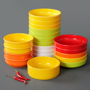 Small Melamine Bowls For Serving Dishes Home Use Solid Color 5045 - Product Image 2